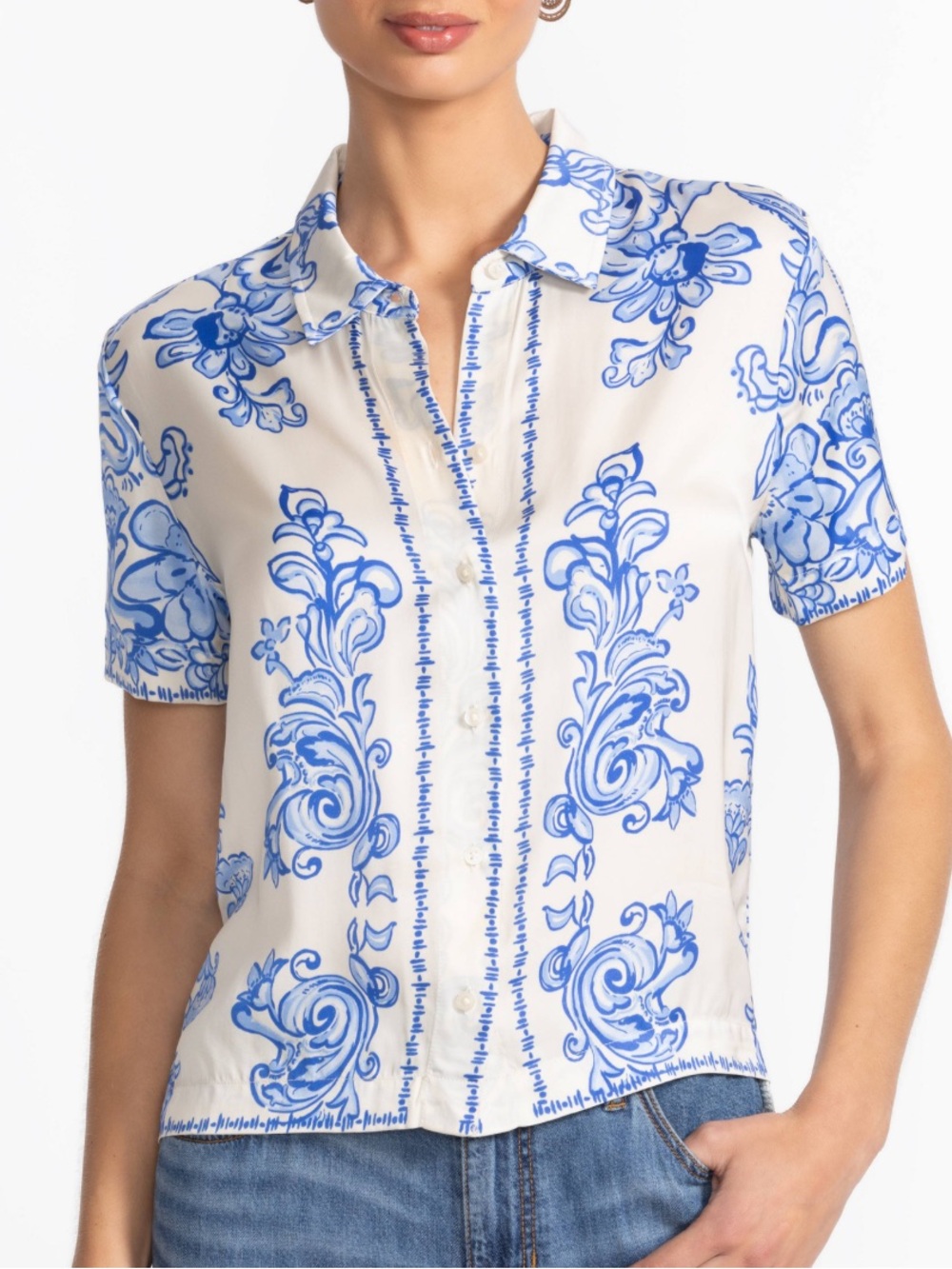 Johnny Was | ARIANA BUTTON DOWN SHIRT